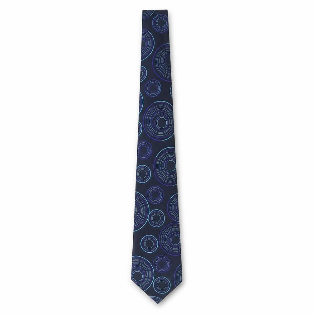 Frangi Men's Blue Geometric Silk Tie