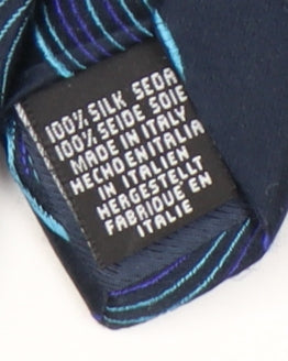 Frangi Men's Blue Geometric Silk Tie
