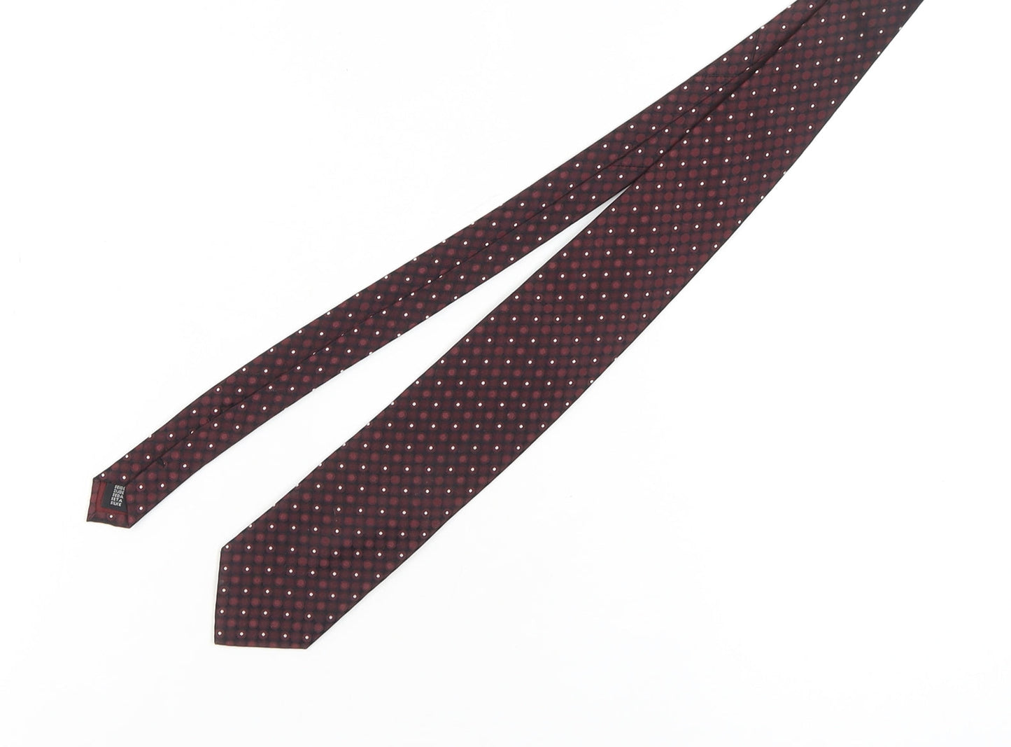 Berwin & Berwin Men's Red Polka Dot Silk Tie