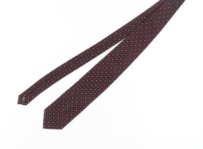 Berwin & Berwin Men's Red Polka Dot Silk Tie