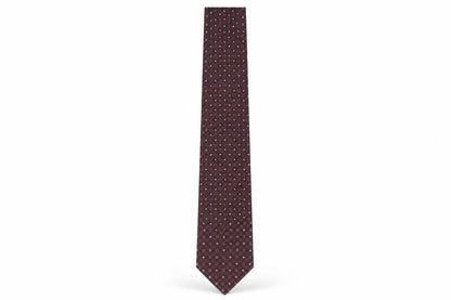 Berwin & Berwin Men's Red Polka Dot Silk Tie