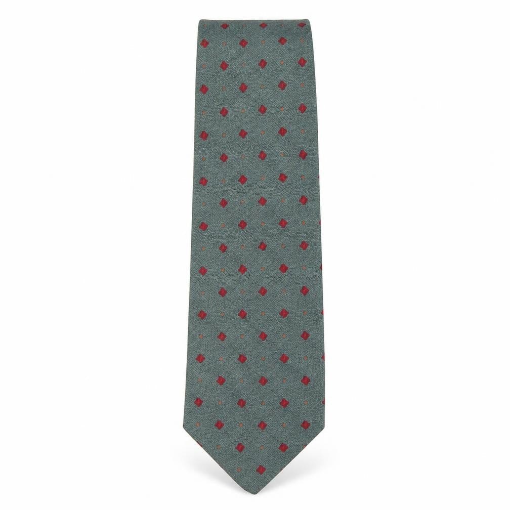 Austin Reed Men's Blue Silk Geometric Tie