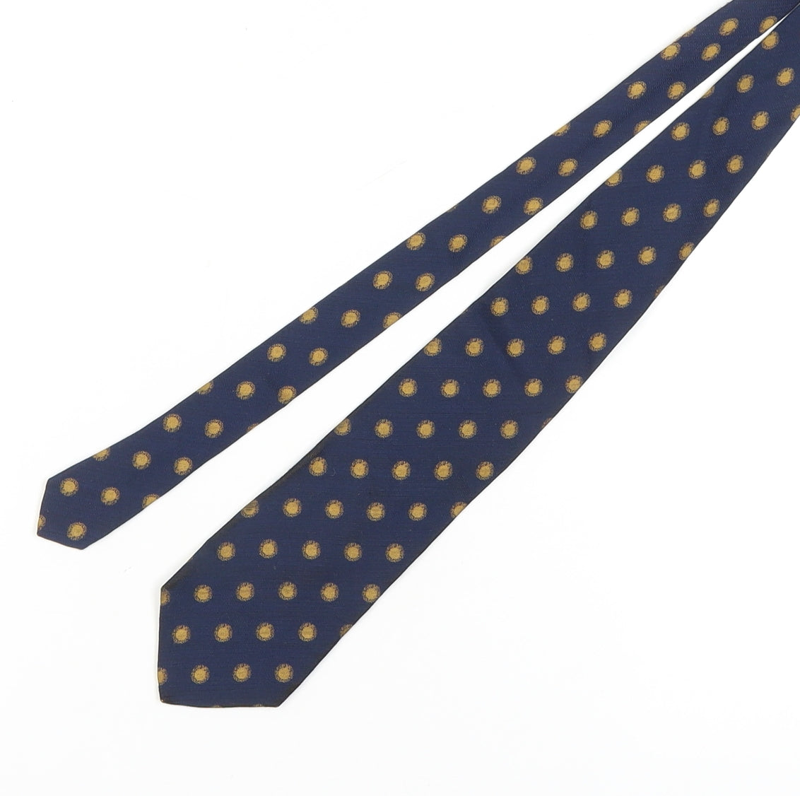 Blazer Men's Blue Silk Polka Dot Slim Tie