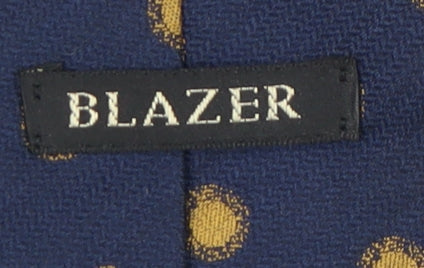 Blazer Men's Blue Silk Polka Dot Slim Tie