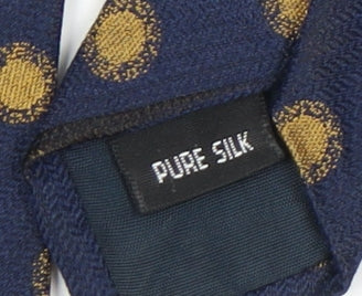 Blazer Men's Blue Silk Polka Dot Slim Tie