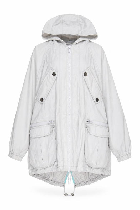 Marks & Spencer Women's Grey Parka Jacket UK 8