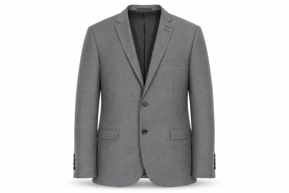 Next Men's Grey Blazer, Size 42, Regular Fit