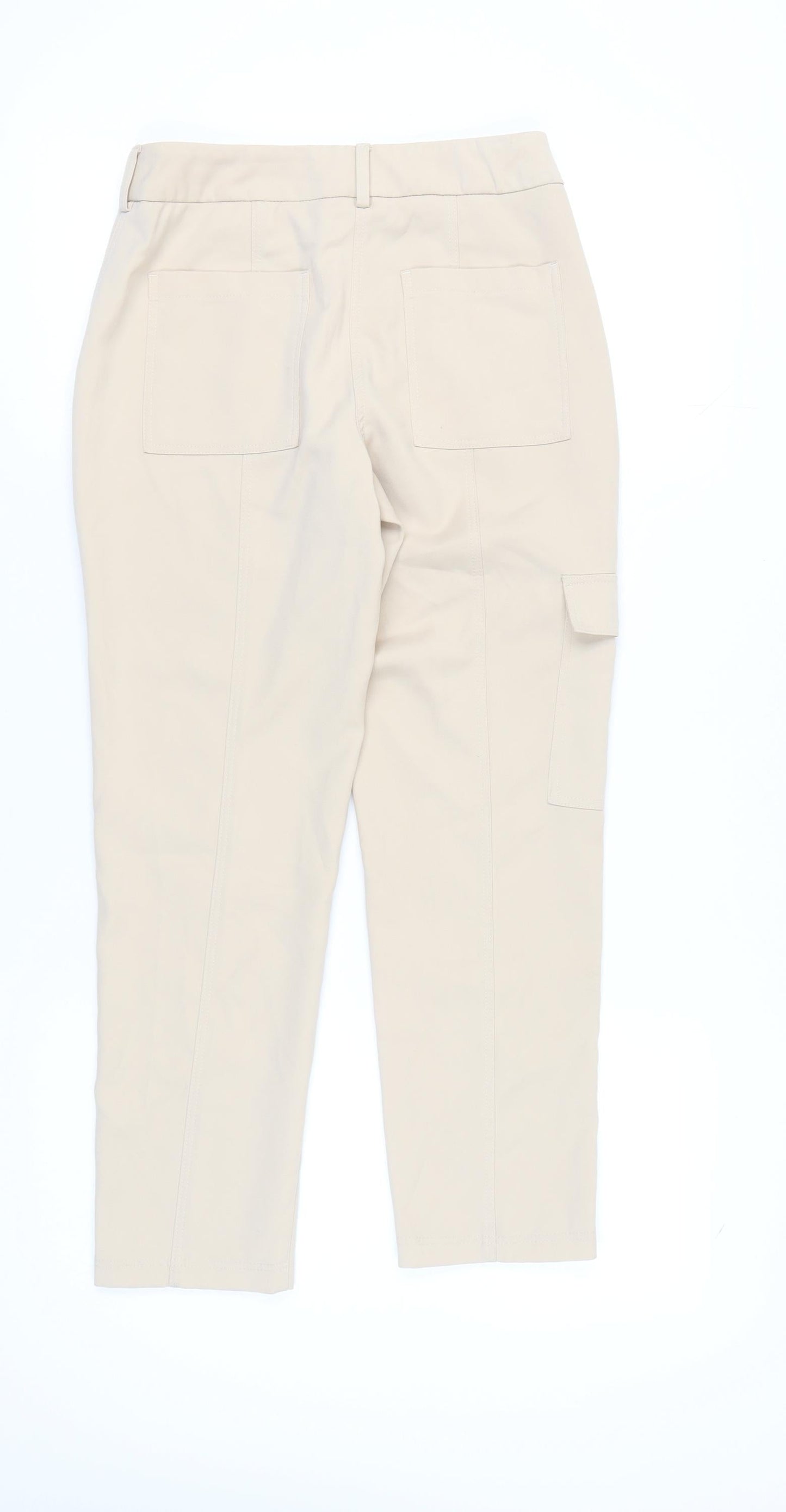 Next Beige Cargo Trousers Women’s Size 6 Pockets