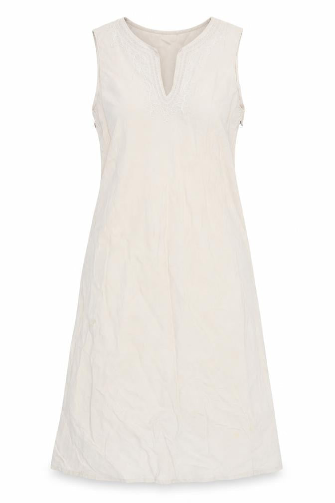 Etam Women's Ivory Sleeveless Dress Size 12