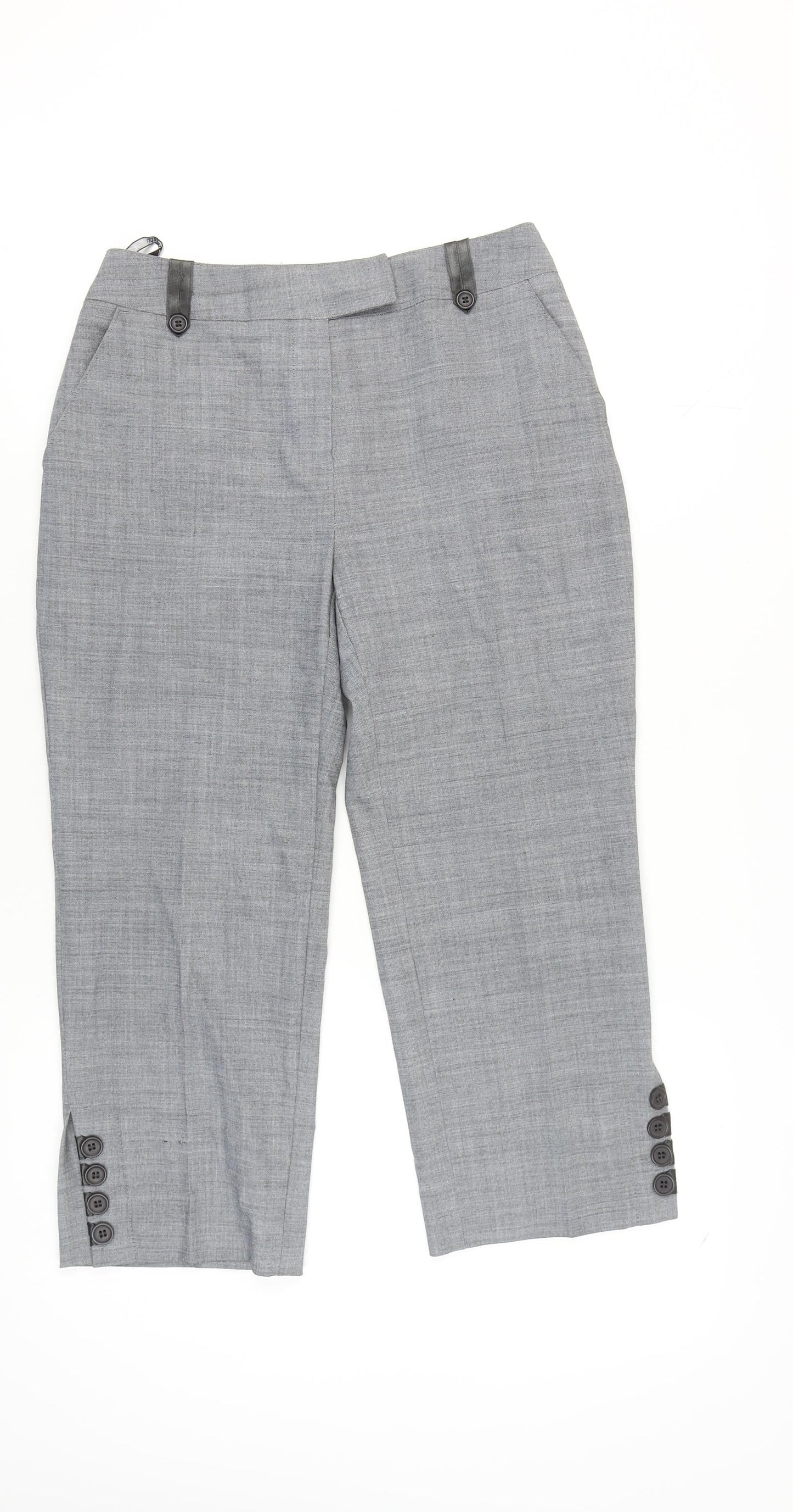 Marks and Spencer Women's Grey Trousers Size M