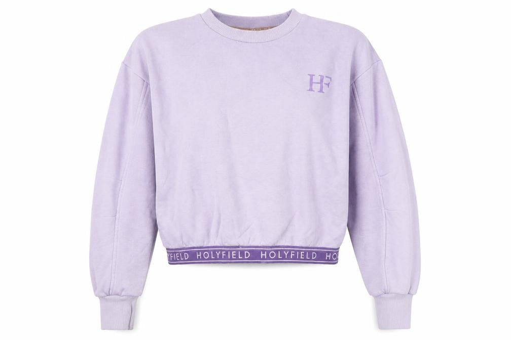 Holyfield Girls Purple Sweatshirt M 12-13 Years Pullover
