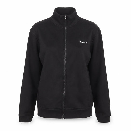 Front view of LA Gear Women's Black Track Jacket, size 14