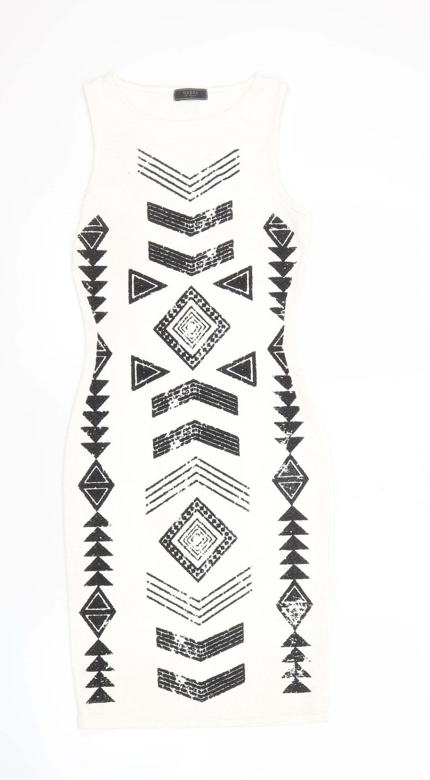 Guess Women’s Ivory Bodycon Dress XS - Aztec Style