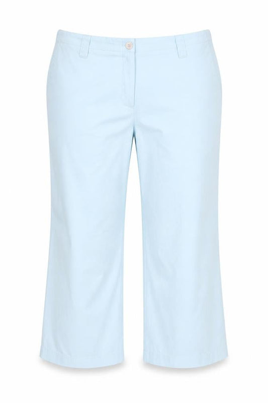 Boden Women's Blue Trousers Size 5 Flat Front