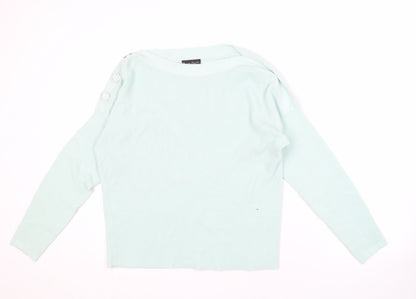 Phase Mens Eight Green Lightweight Button Jumper