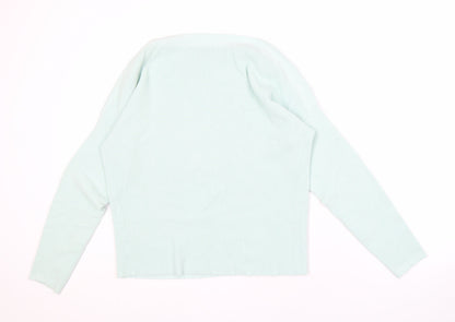 Phase Mens Eight Green Lightweight Button Jumper
