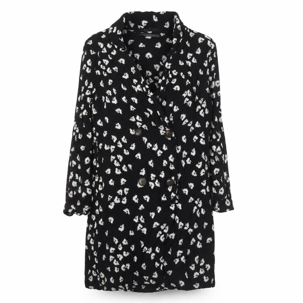 Urban Outfitters Women's Black Floral Dress Medium