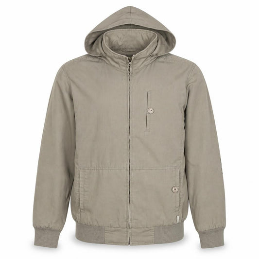 ONETrueSaxon Men's Beige Hooded Jacket Size S