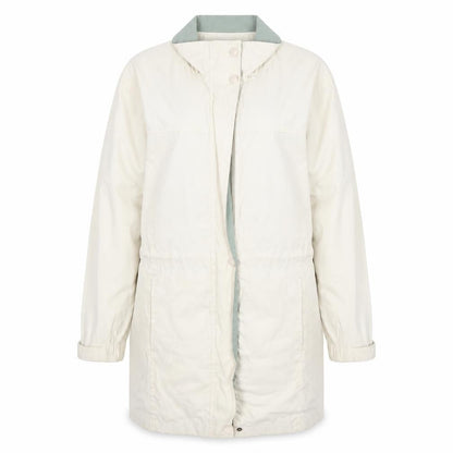 Hawkshead Women's Beige Mid-Length Coat Size 10