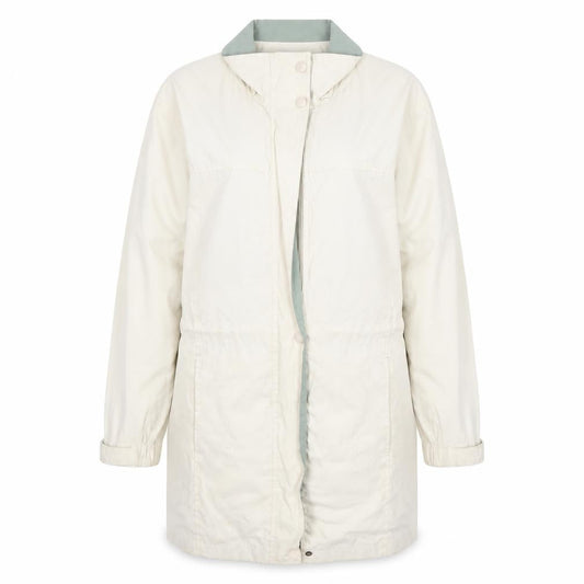 Hawkshead Women's Beige Mid-Length Coat Size 10