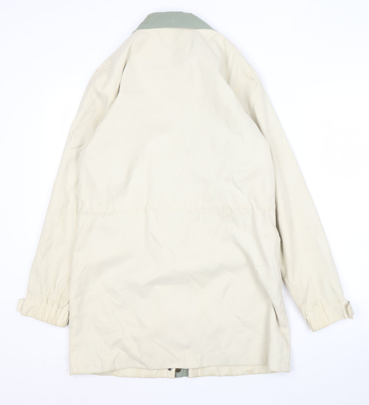 Hawkshead Women's Beige Mid-Length Coat Size 10