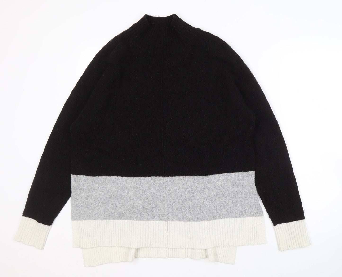 Oasis Women's Black High Neck Pullover Jumper, M