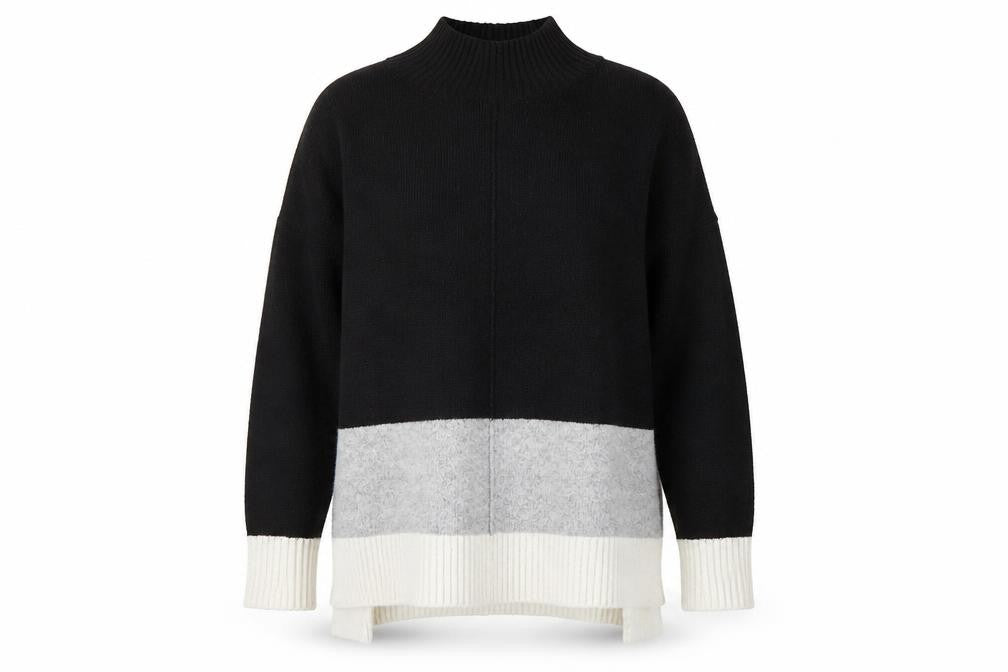 Oasis Women's Black High Neck Pullover Jumper, M