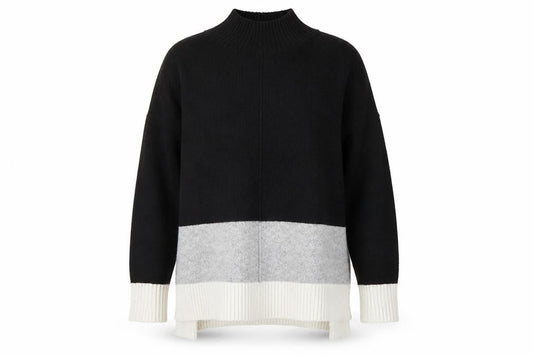 Oasis Women's Black High Neck Pullover Jumper, M