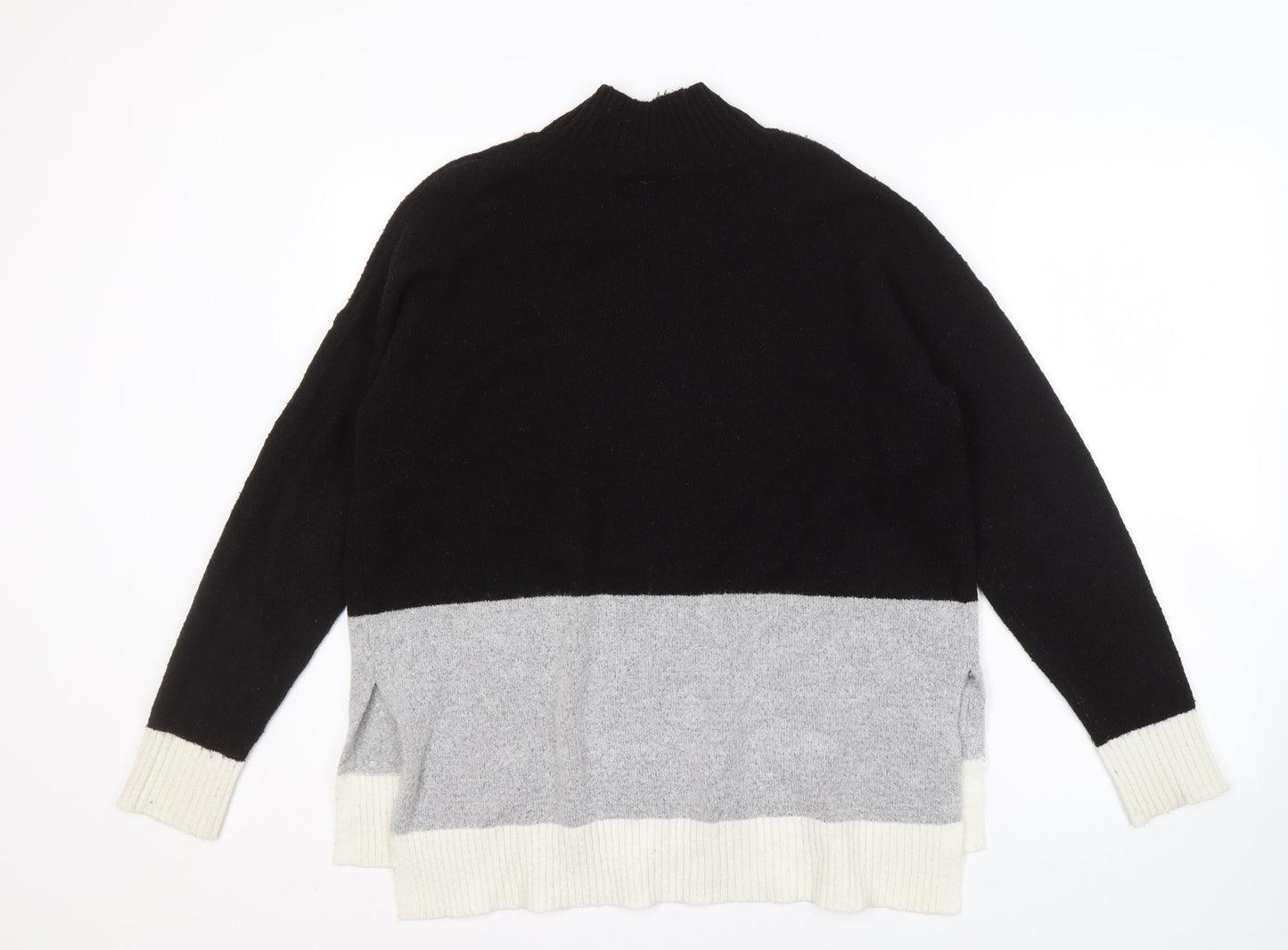 Oasis Women's Black High Neck Pullover Jumper, M
