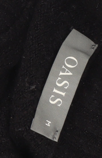 Oasis Women's Black High Neck Pullover Jumper, M
