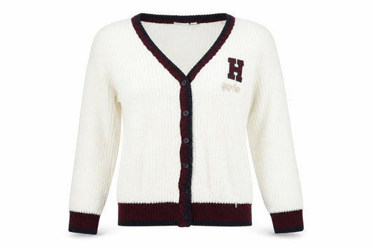 Harry Potter Girls White Cardigan, 12-13 Years, Embroidered V-Neck