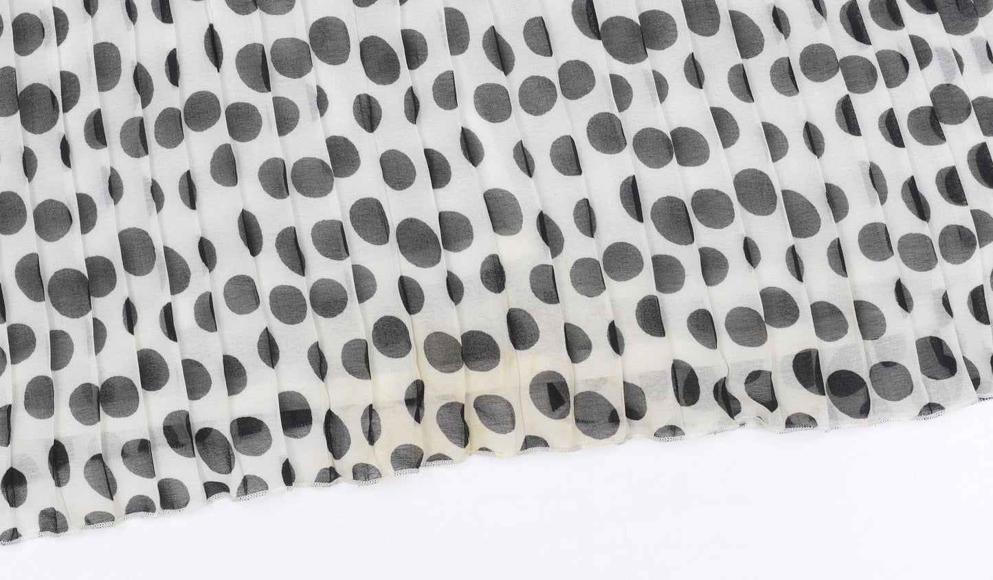 River Island Women's White Polka Dot Tunic Blouse Size 14