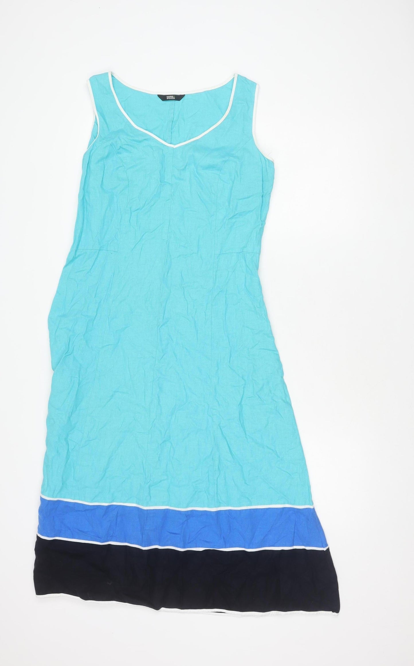 Marks & Spencer Women's Multicoloured Shift Dress, Size 10