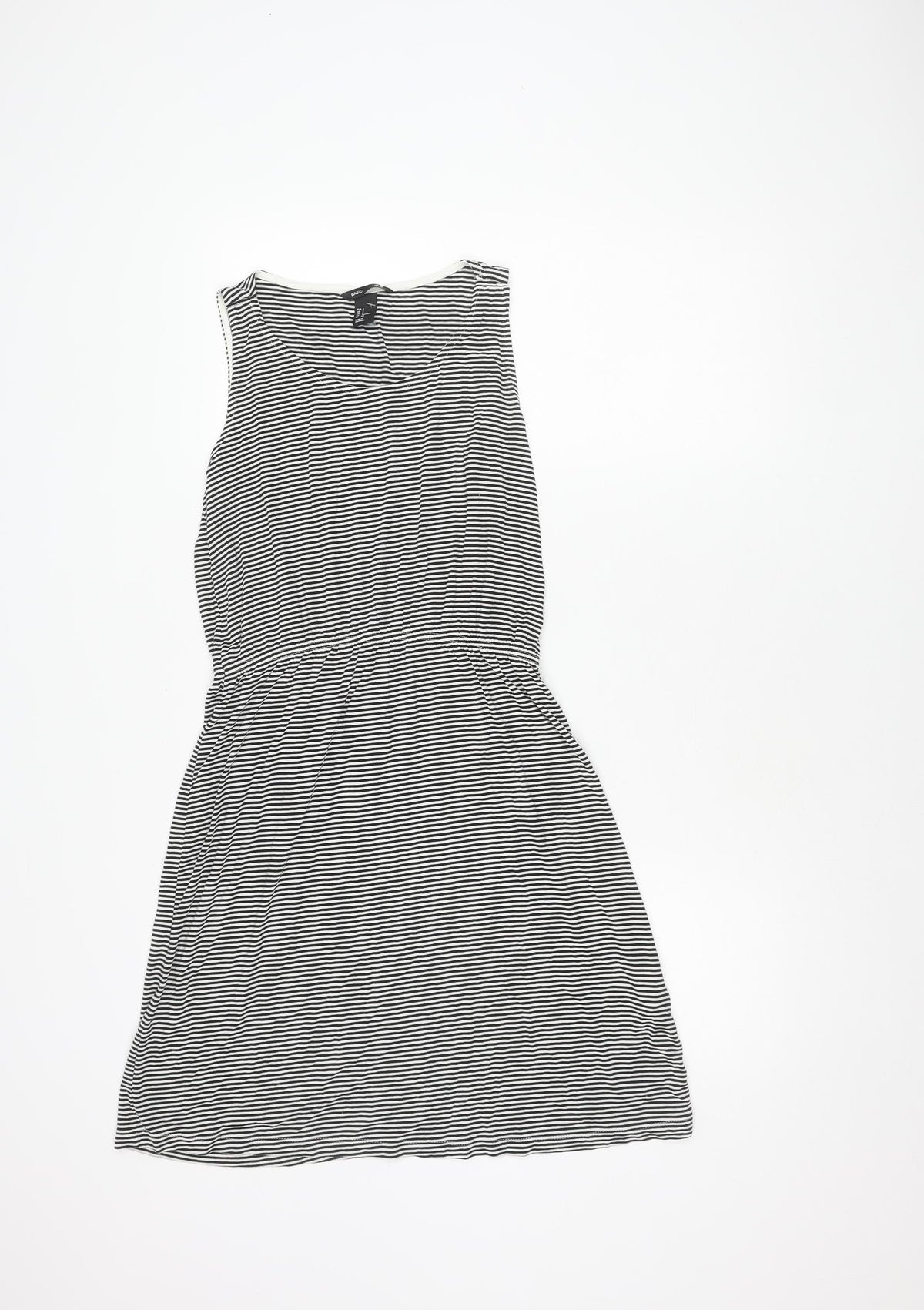 H&M Women's Black Asymmetric Shift Dress S