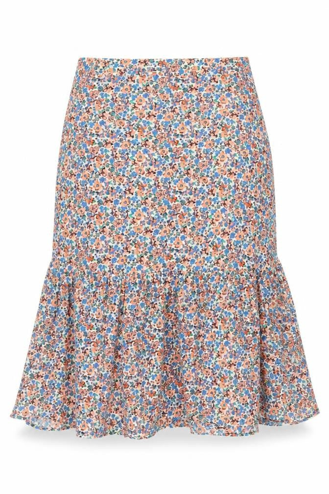 Marks & Spencer Women's Multicoloured Floral Skirt - Size 10