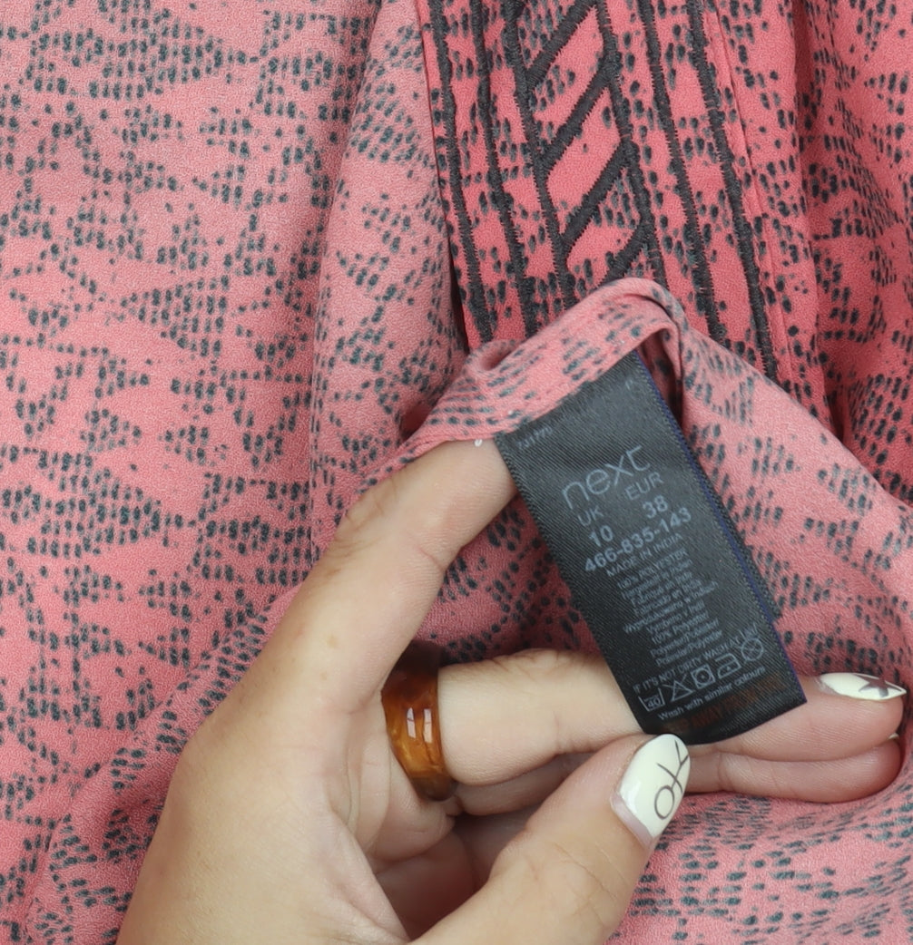 Next Women's Pink Kimono Blouse Size 10