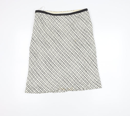 Planet Women's Multicoloured A-Line Check Skirt, Size 12