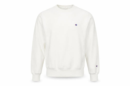 Champion Unisex White XS Logo Sweatshirt