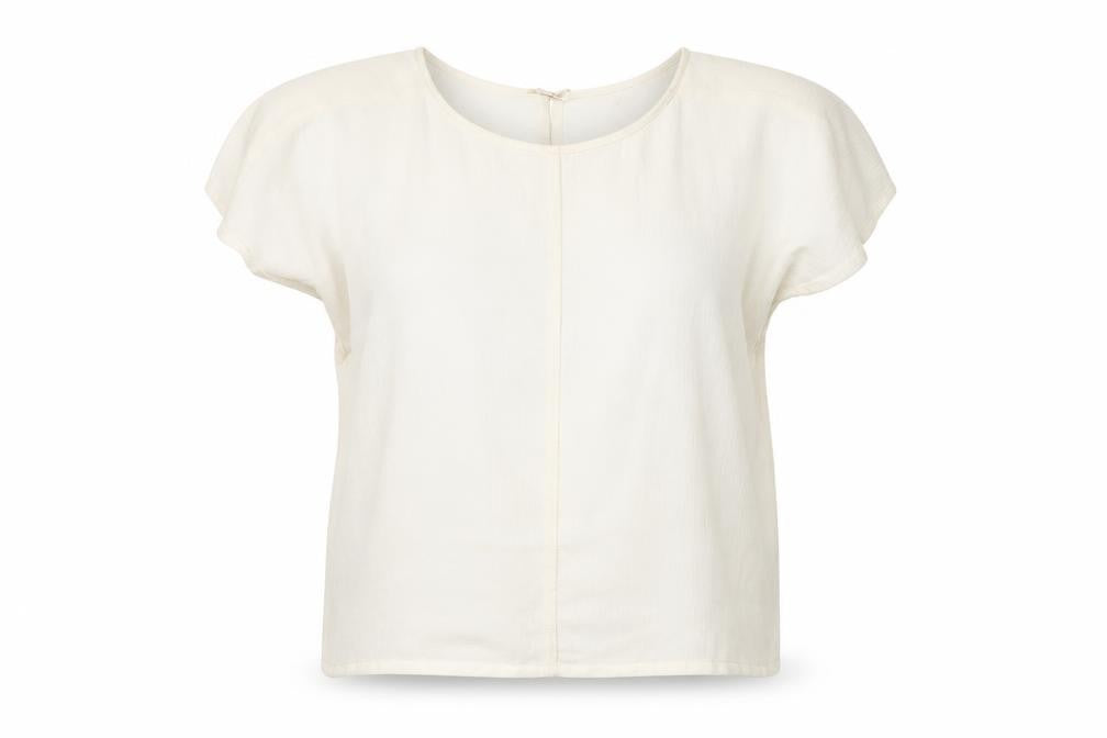 French Connection Women's Ivory Blouse, S, Casual