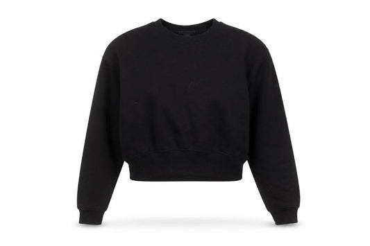 Monki Women's Black Pullover Sweatshirt Size S