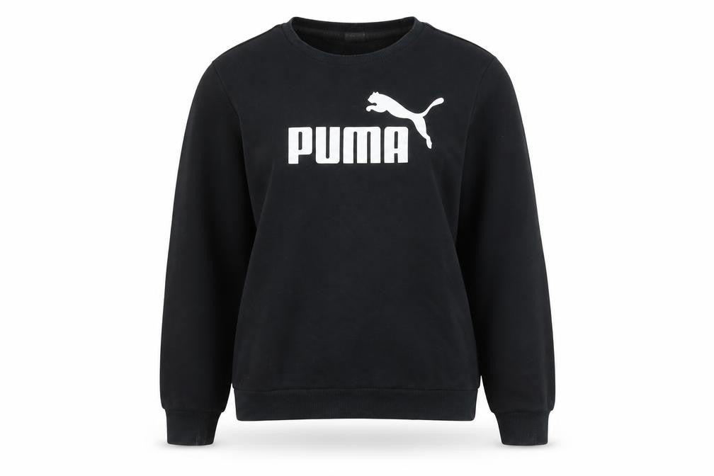 Puma Unisex Black Pullover Sweatshirt, Size M