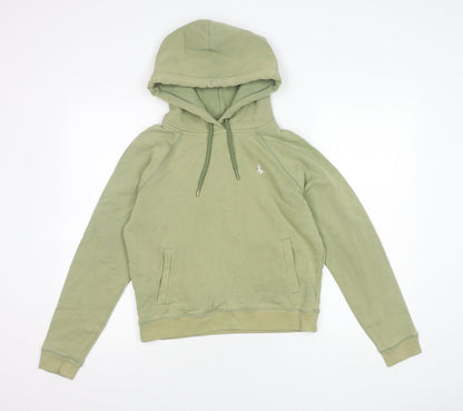 Jack Wills Women's Green Hoodie Size 10
