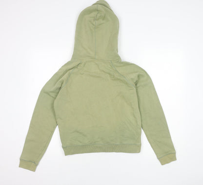 Jack Wills Women's Green Hoodie Size 10