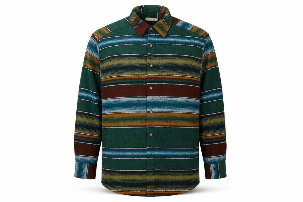 Burtons Men's Multicoloured Striped M Button Shirt