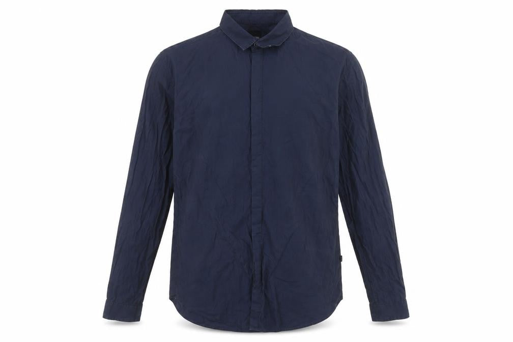 Hugo Boss Men's Blue Slim Fit XL Button-Up Shirt
