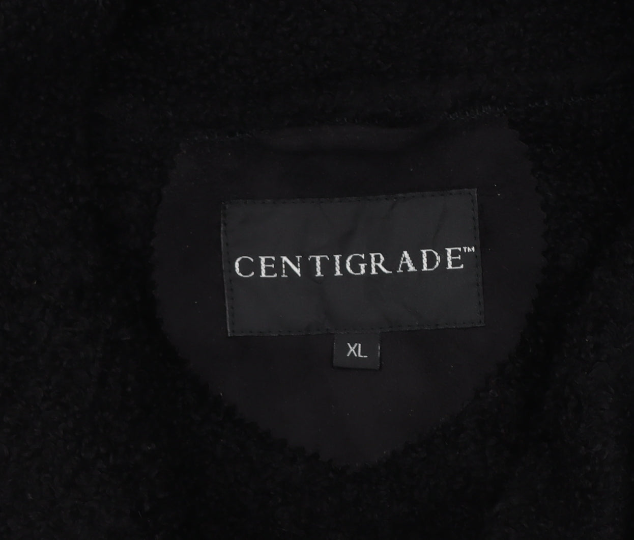 Centigrade Women's Black XL Coat Relaxed Fit