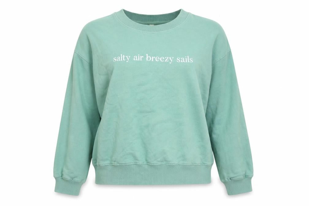 Earth Positive Unisex Green Pullover Sweatshirt XL