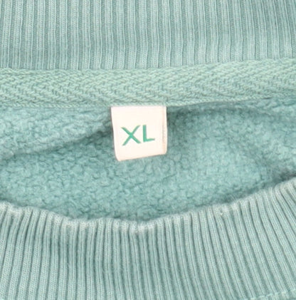 Earth Womens Positive Green Pullover Sweatshirt XL