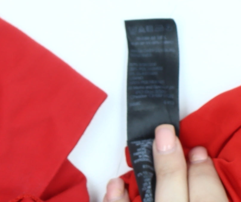 Marks & Spencer Red Women's V-Neck Sheath Dress UK 12