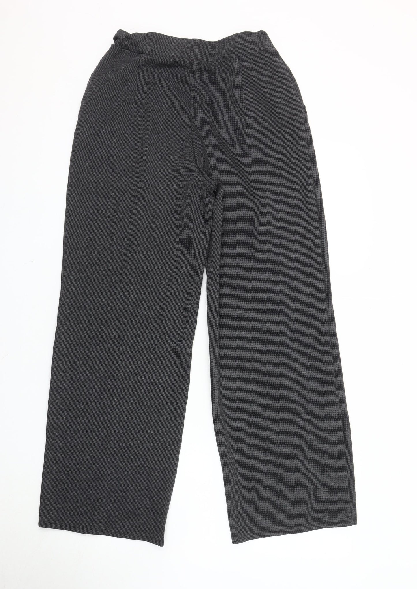 H&M Women's Black Trousers Size S Elastic Waist